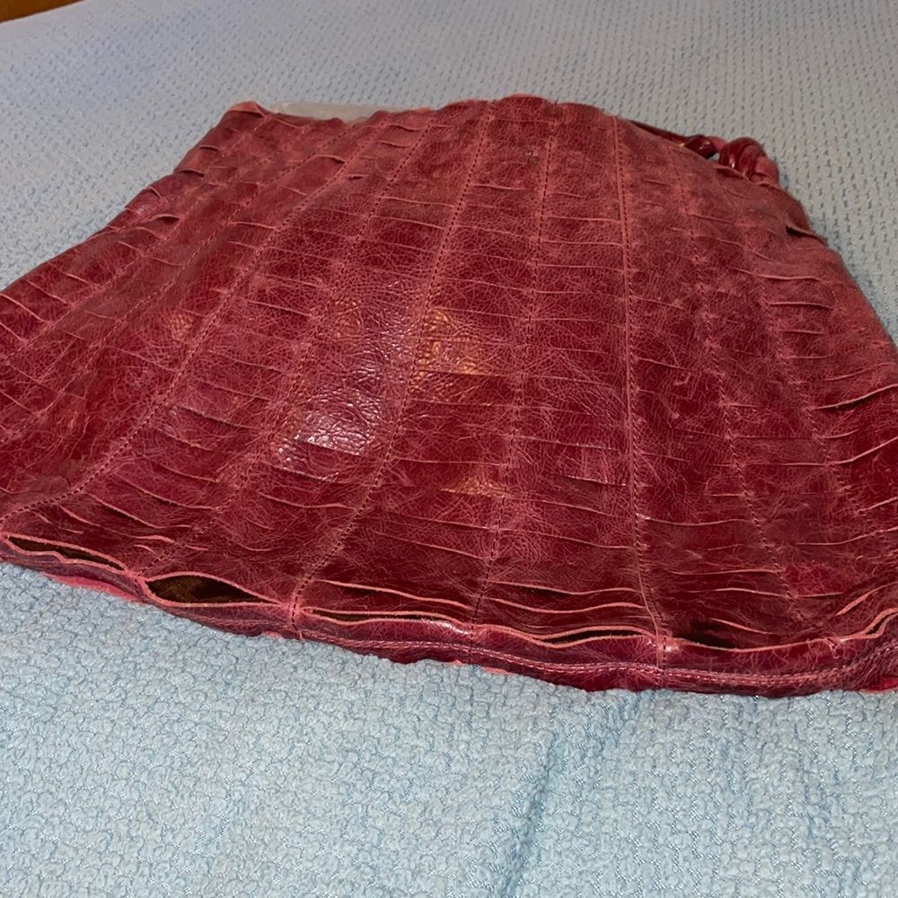Steven by Steve Madden purse! Deep cranberry! 12”length! 21”wide